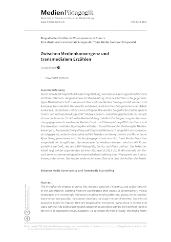 Cover:: Josefa Much: Zwischen Medienkonvergenz und transmedialem Erzählen